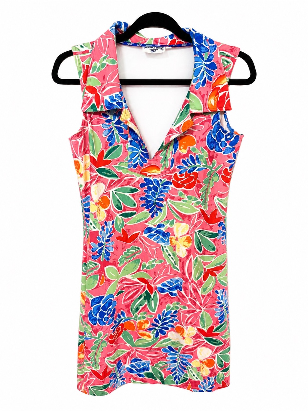 BANANA BOAT FLORAL PRINT SLEEVELESS DRESS MEDIUM
